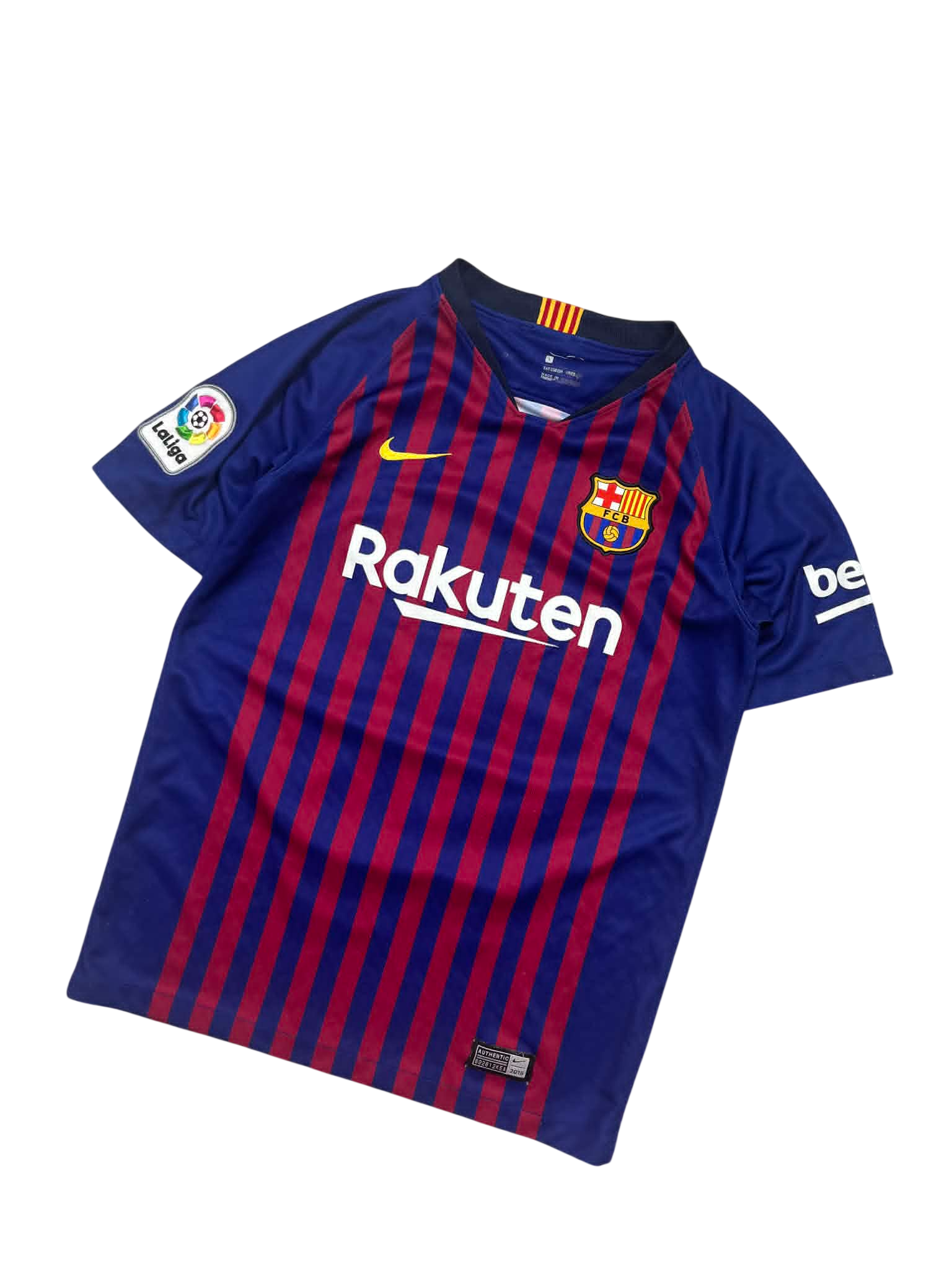 2018/19 BARCELONA MESSI #10 HOME SHIRT (XS) NIKE
