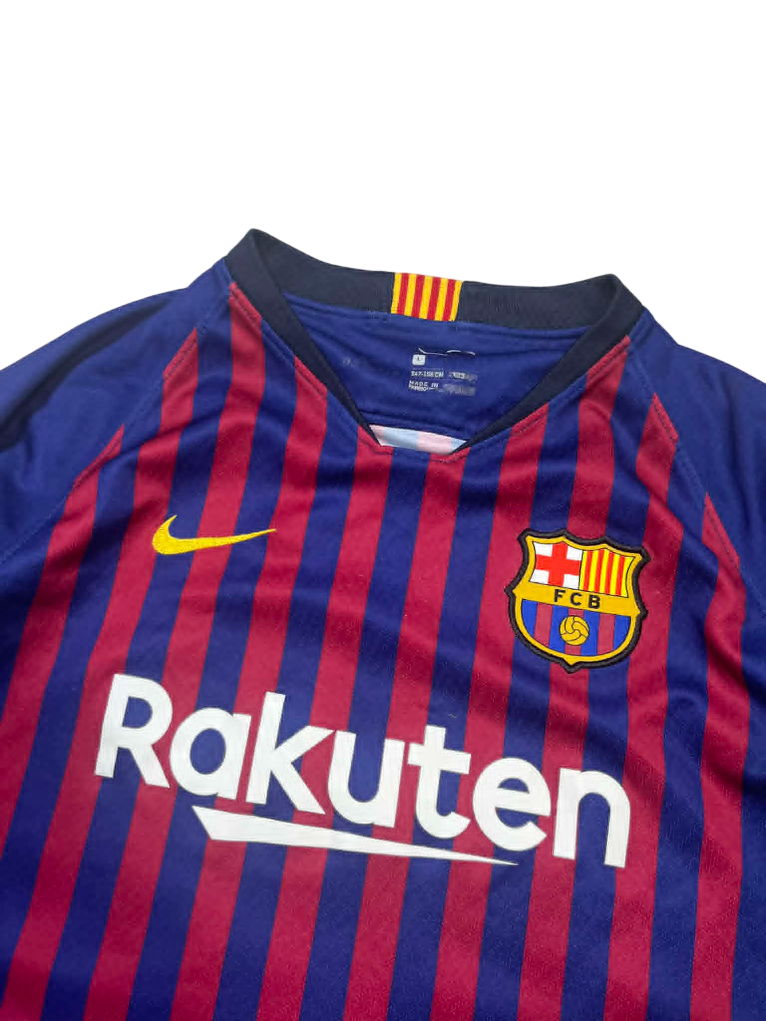 2018/19 BARCELONA MESSI #10 HOME SHIRT (XS) NIKE
