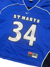 Vintage Nike ST MARYS #34 College Jersey (XL)