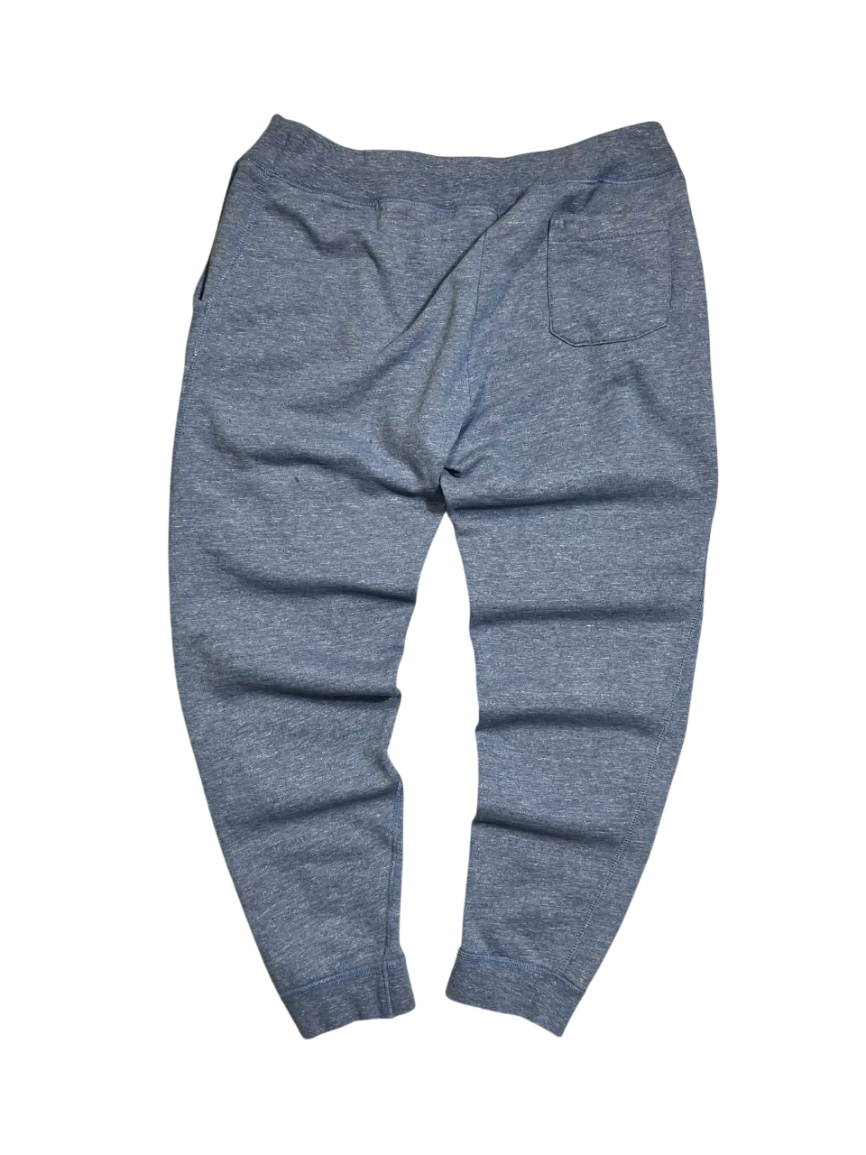 Szürke pamut streetwear melegítőnadrág, sportos fazon, hátsó zsebbel