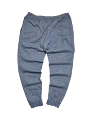 Szürke pamut streetwear melegítőnadrág, sportos fazon, hátsó zsebbel