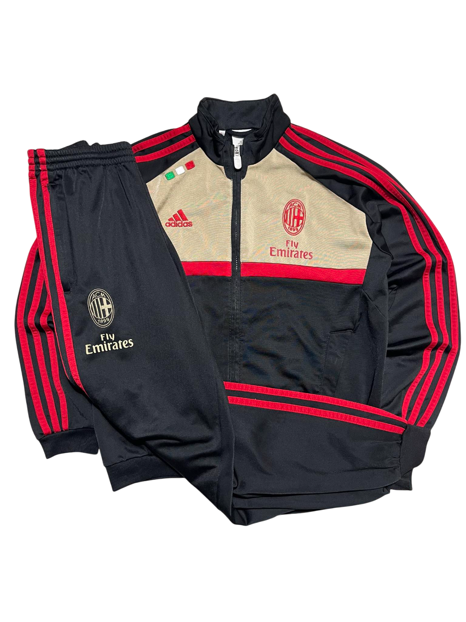 Adidas 2011-12 AC Milan Tracksuit (XS)