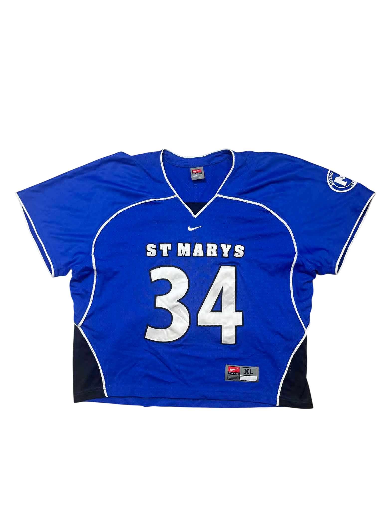 Vintage Nike ST MARYS #34 College Jersey (XL)