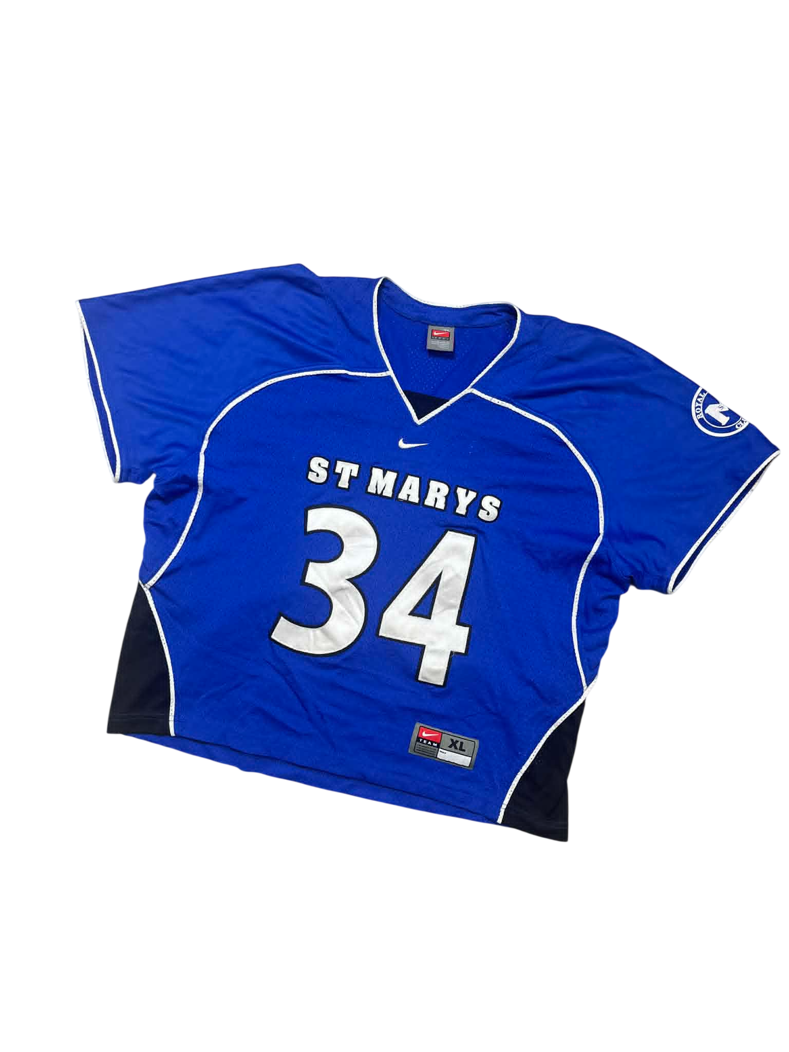 Vintage Nike ST MARYS #34 College Jersey (XL)