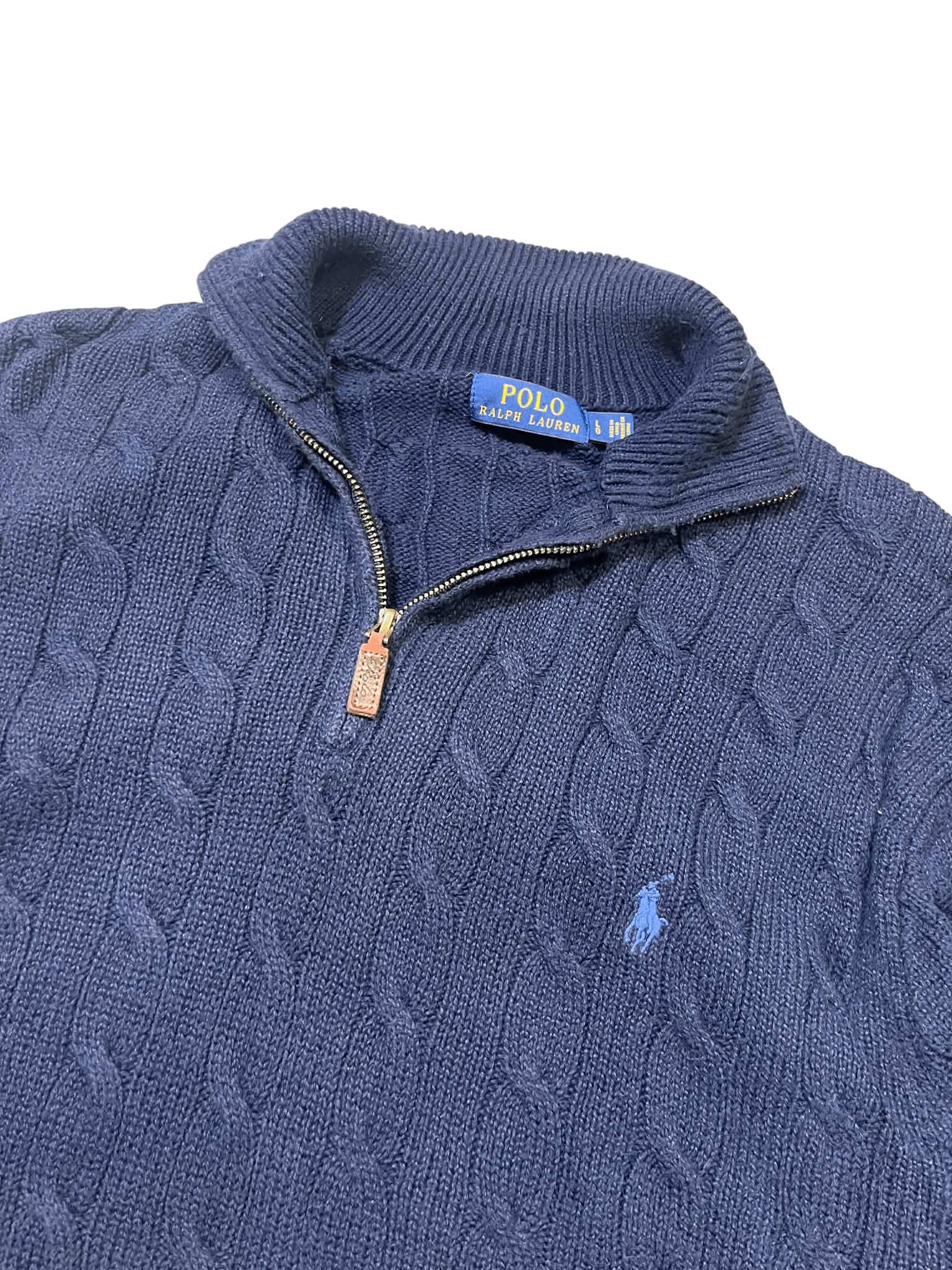 Ralph Lauren I PREMIUM Knitted 1/4 Quarter Zip (L)
