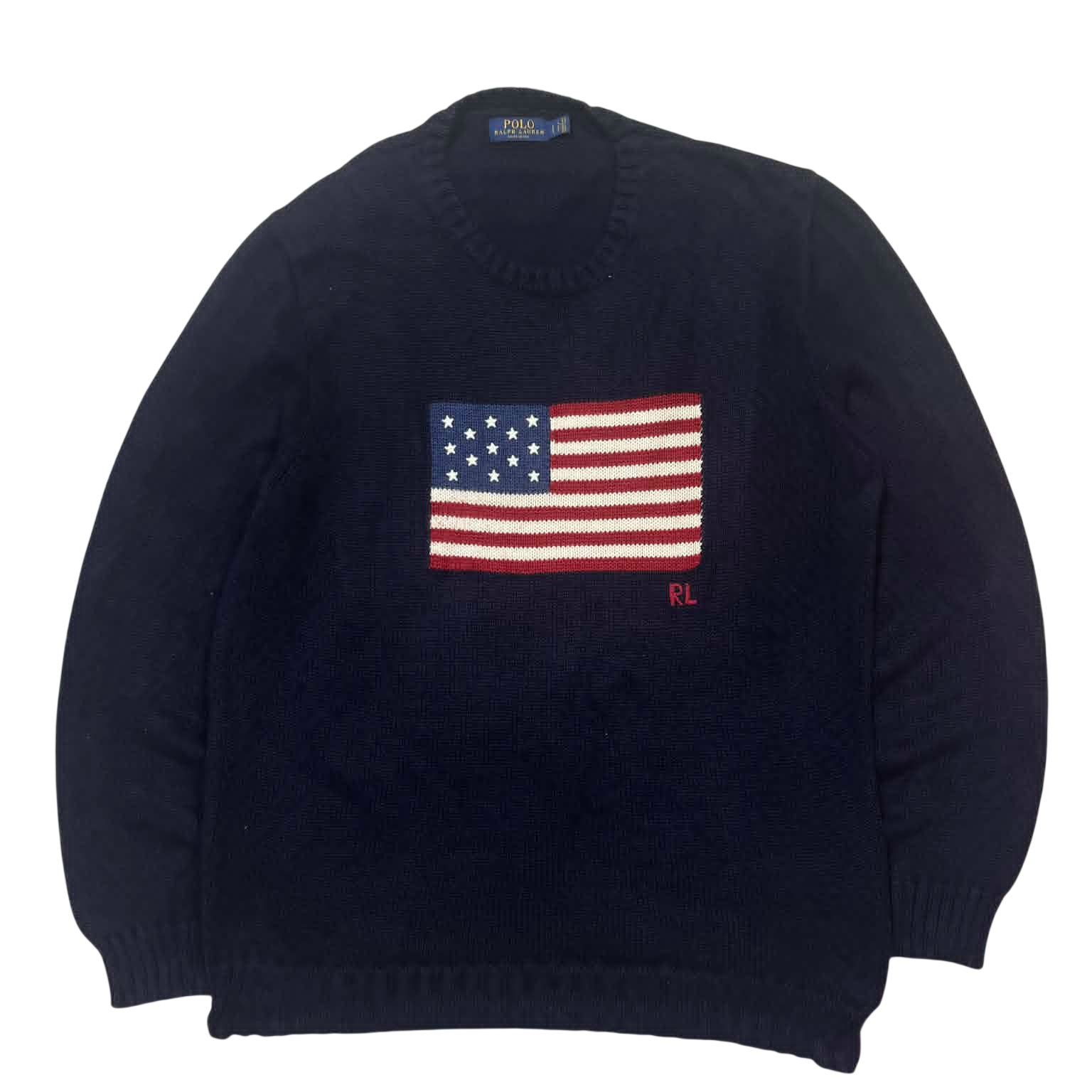 Polo Ralph Lauren USA Flag Crewneck Pulover (L-XL)
