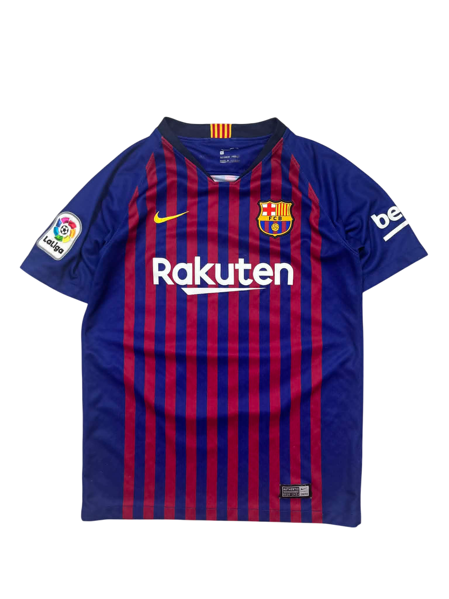2018/19 BARCELONA MESSI #10 HOME SHIRT (XS) NIKE