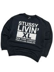 *Stüssy LIVIN' XL Crewneck (XL)