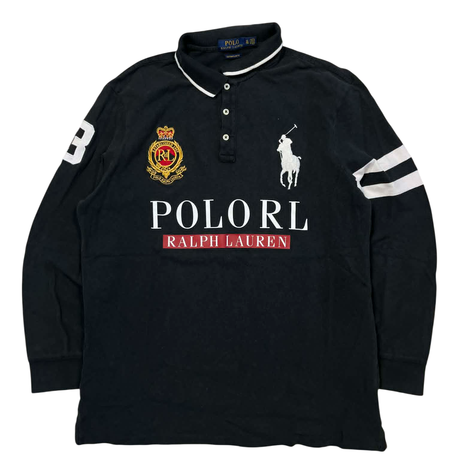 Polo Ralph Lauren Chief Keef Bigpony Longsleeve Polo (XL)